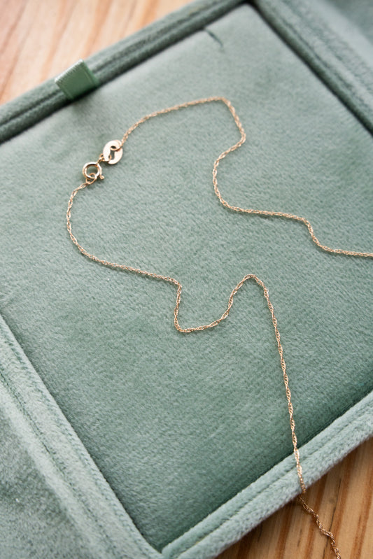 14k Yellow Gold Rope Chain